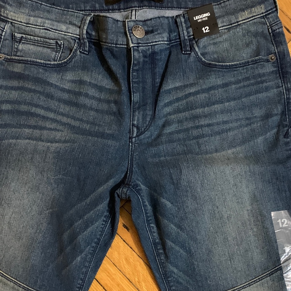 Express Women's Blue Leggings - Picture 3 of 8